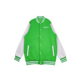Exclusive custom-made men's long-sleeved baseball jacket Order contrasting color white button embroidered LOGO baseball jacket uniform company Z563 Exclusive custom-made men's long-sleeved baseball jacket Order contrasting color white button embroidered LOGO baseball jacket uniform company Z563